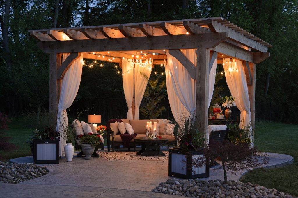 gazebo pergola arbor morden mb